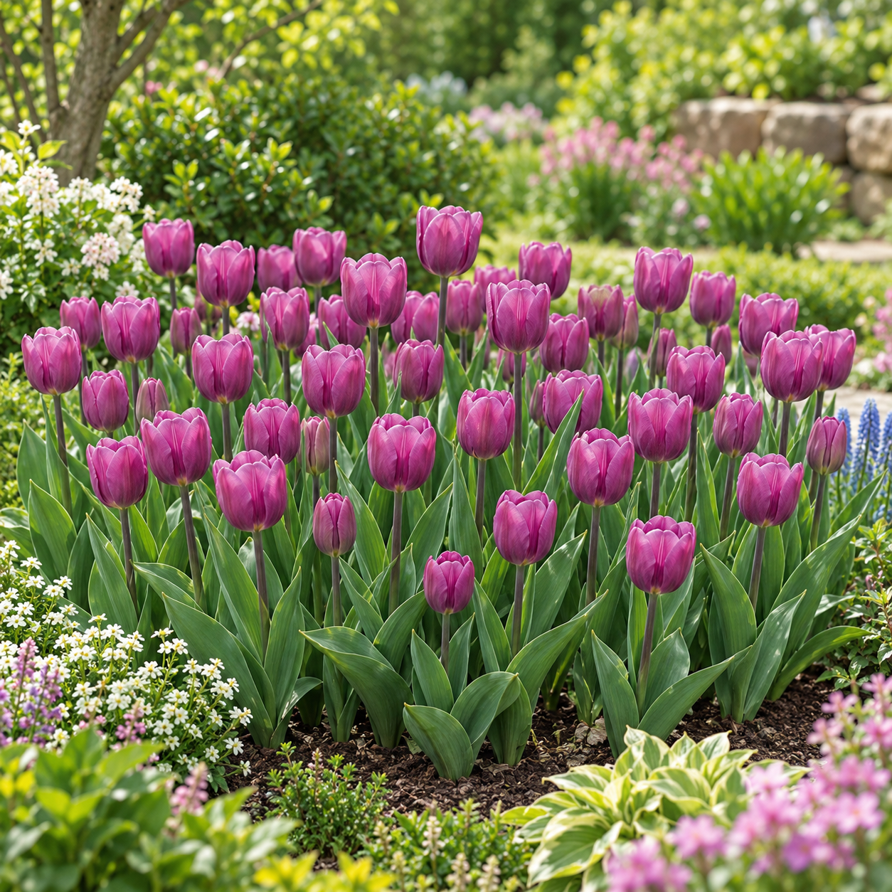 Triumph-Tulpen Purple Flag