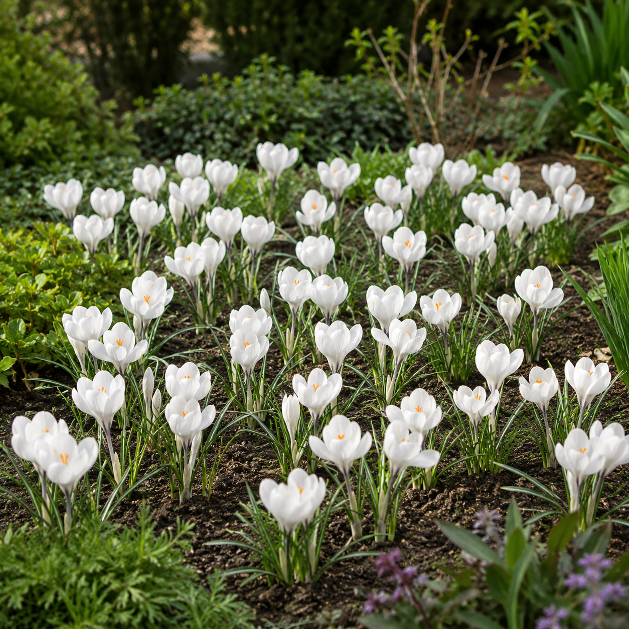 Krokusse, großblumig Jeanne d'Arc