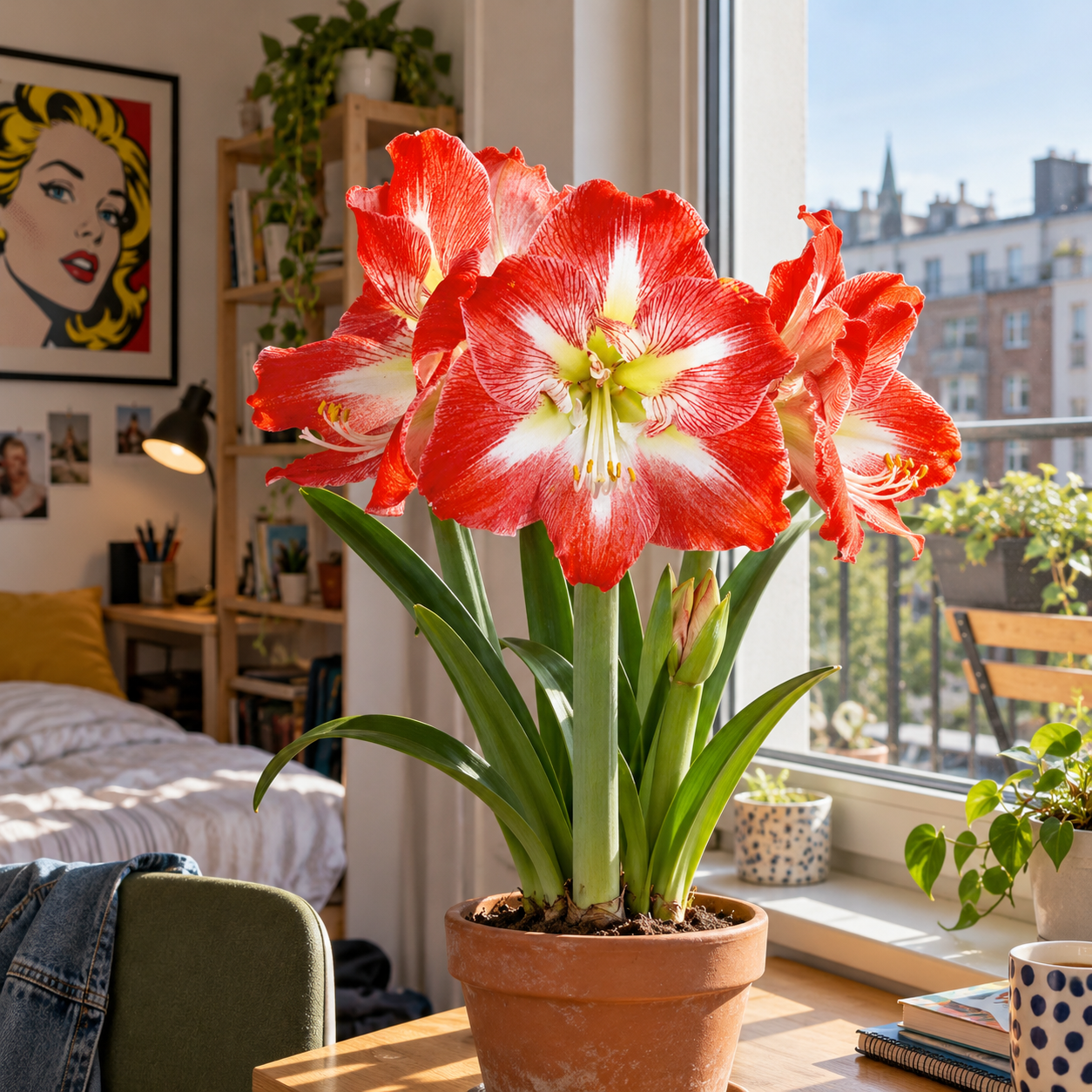 Amaryllis Galaxy, präpariert Minerva
