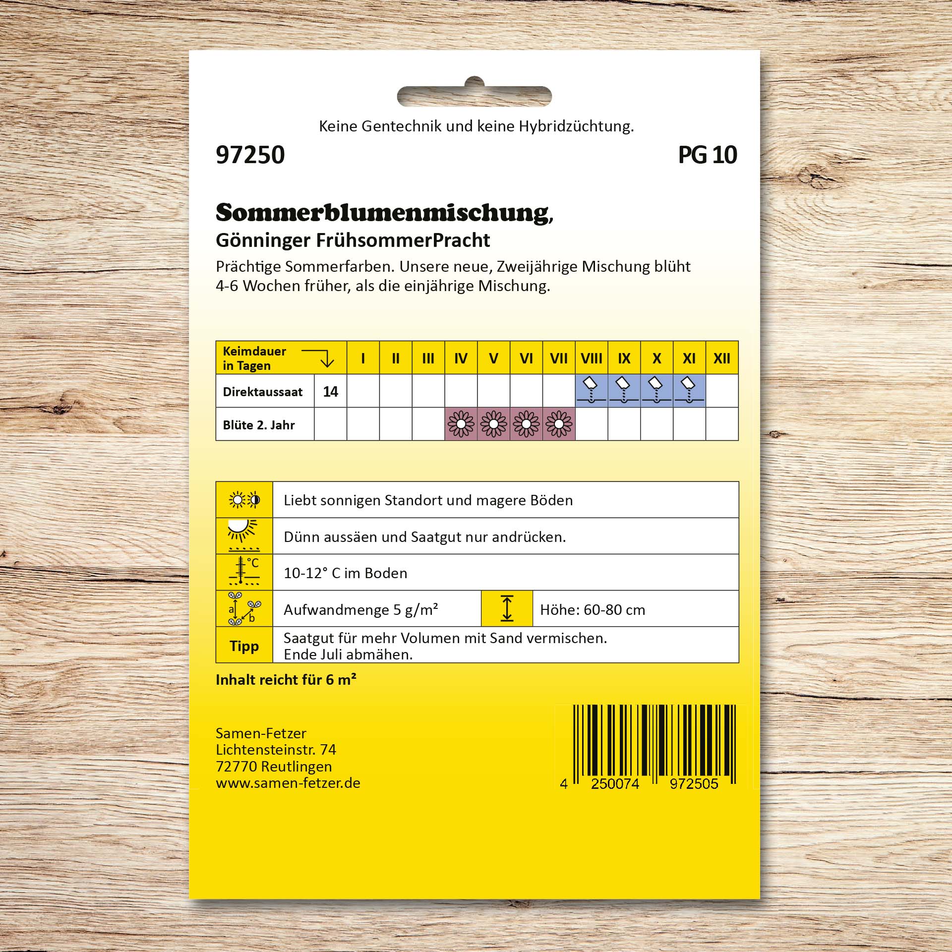 Sommerblumenmischung Gönninger FrühsommerPracht