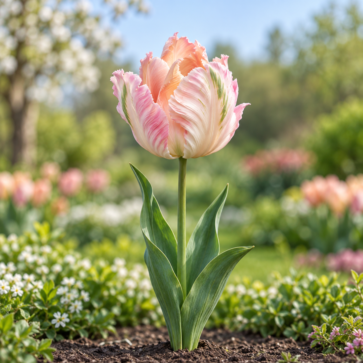 Papagei-Tulpen Apricot Parrot