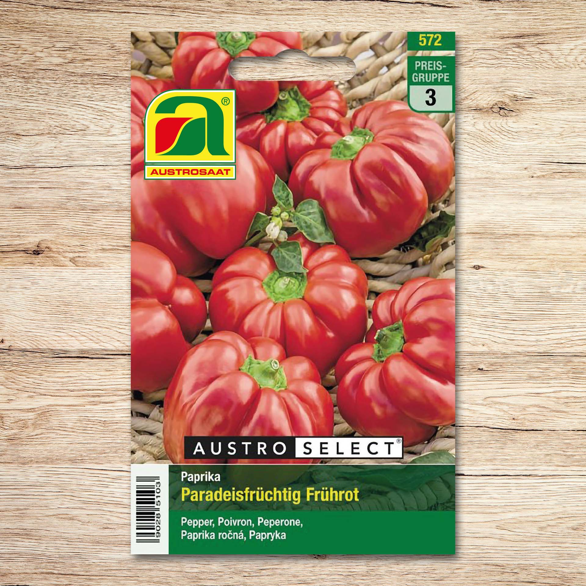 Paprika Paradeisfrüchtig Frührot
