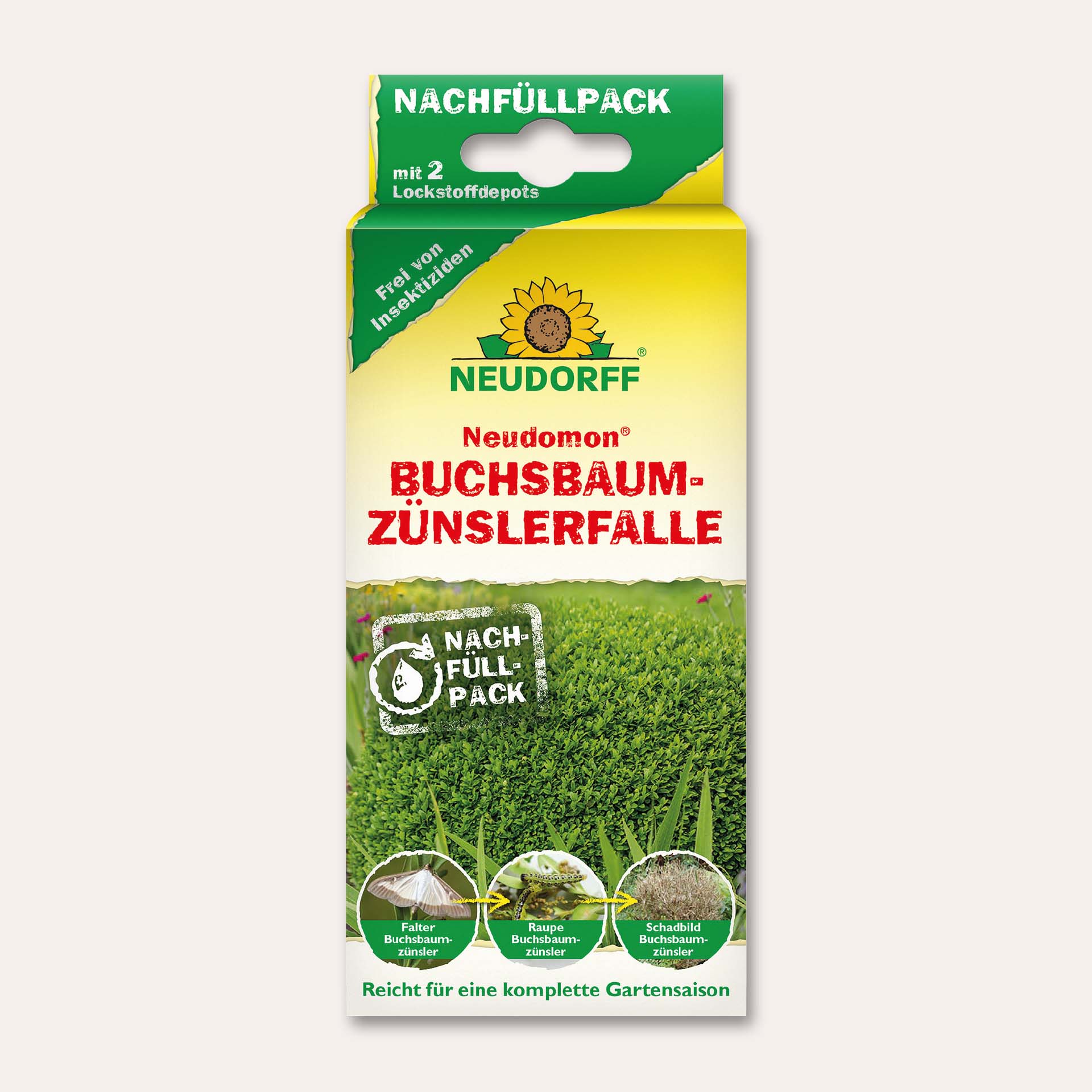 Buchsbaumzünsler-Falle Nachfüllpack 2 Lockstoffdepots