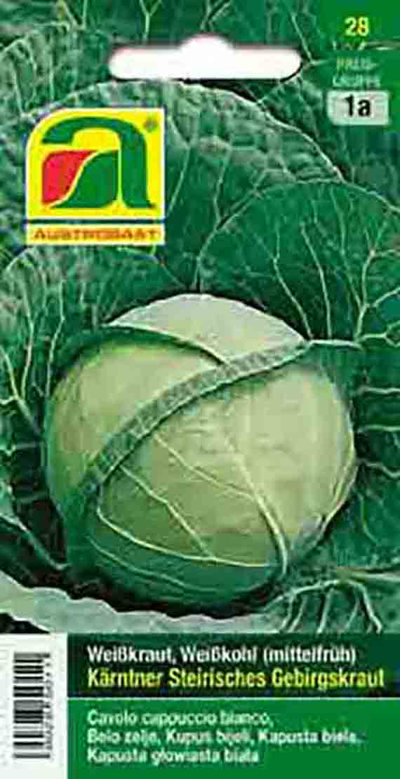 Weißkohl Kärntner Steirisches Gebirgskraut