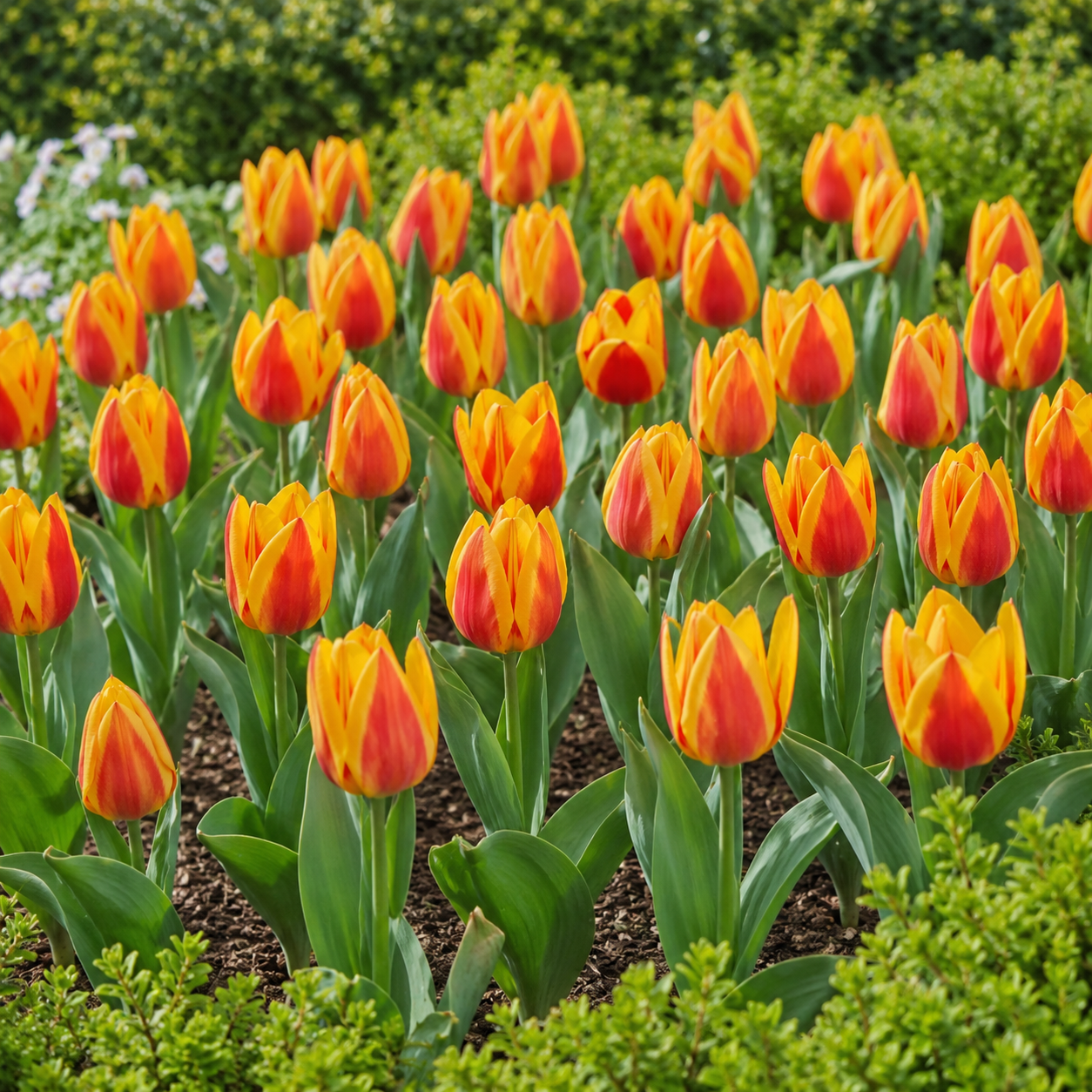 Einfache frühe Tulpen Flair
