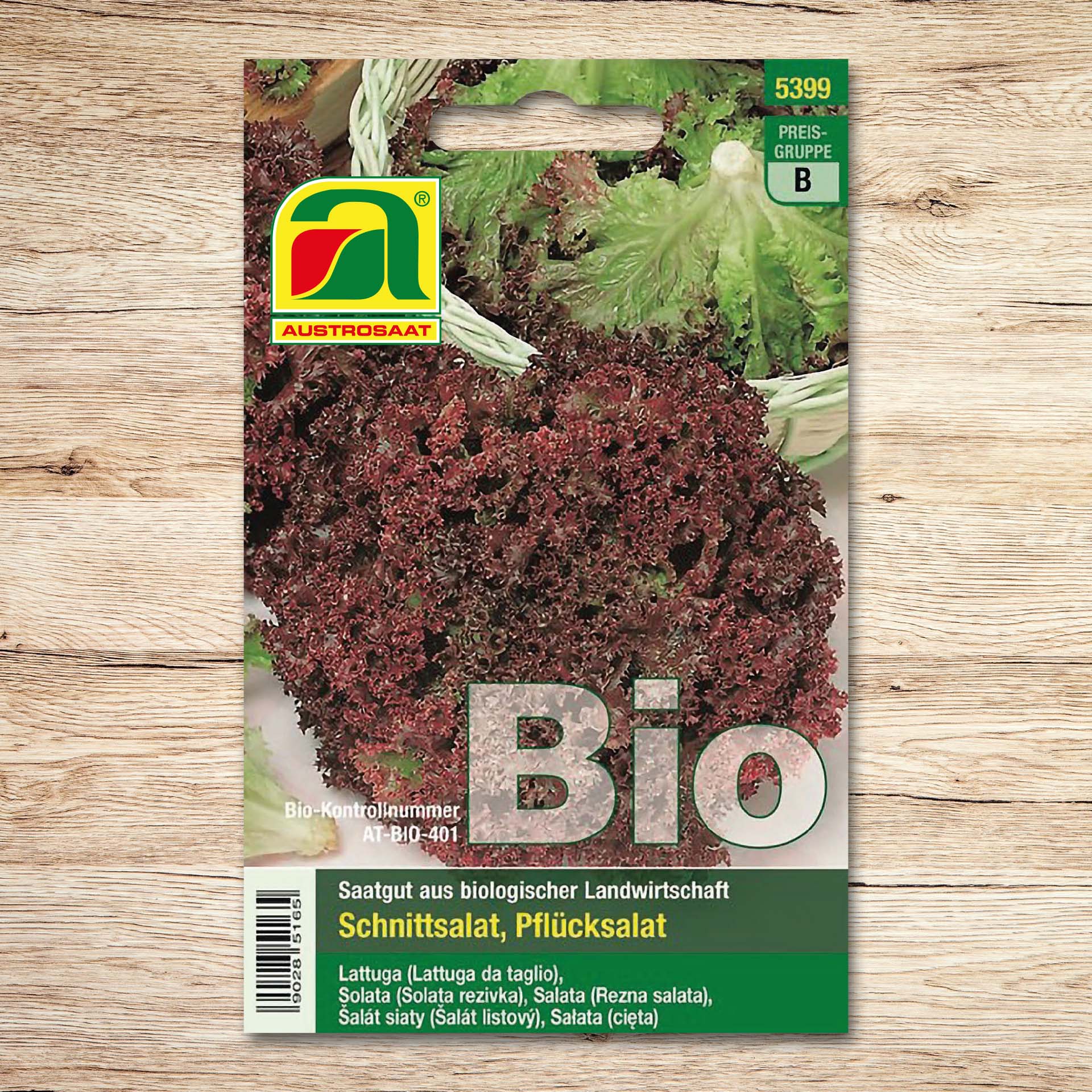 Schnittsalat (Bio) Lollo Rossa