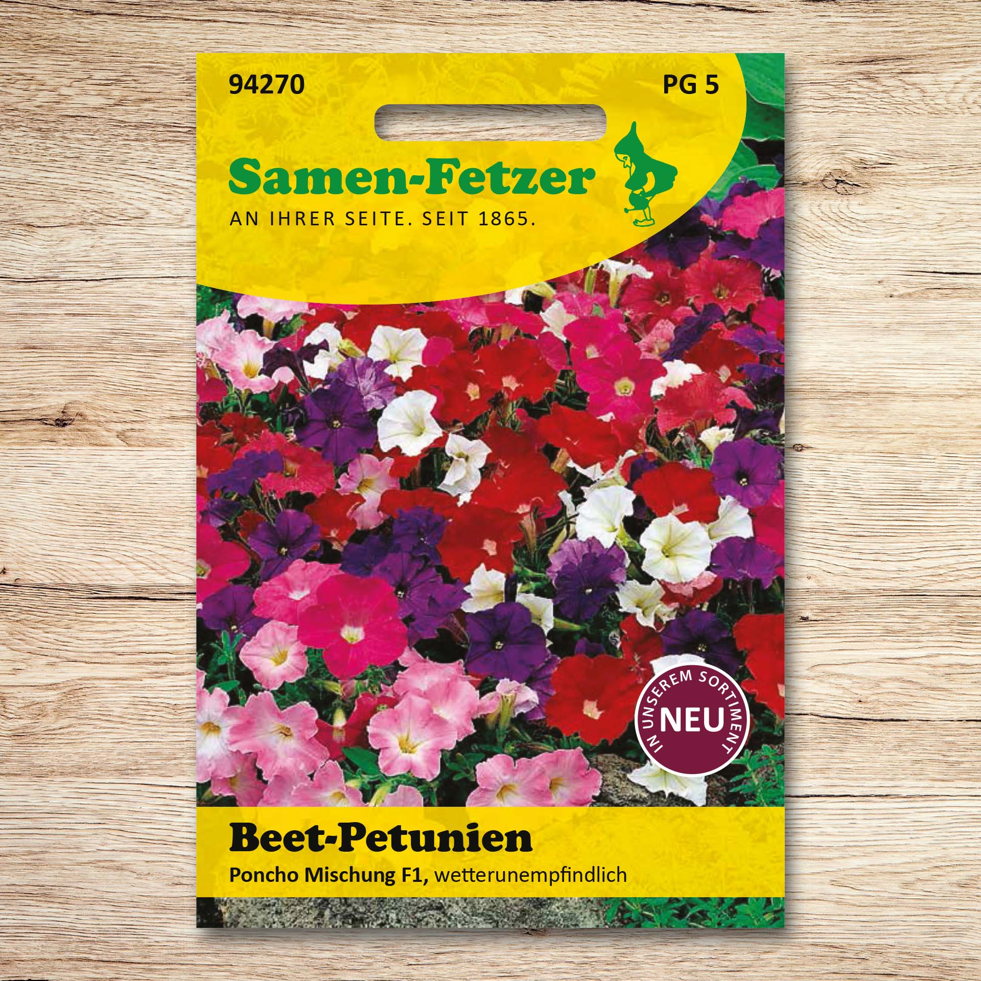 Beetpetunien Poncho Mischung F1