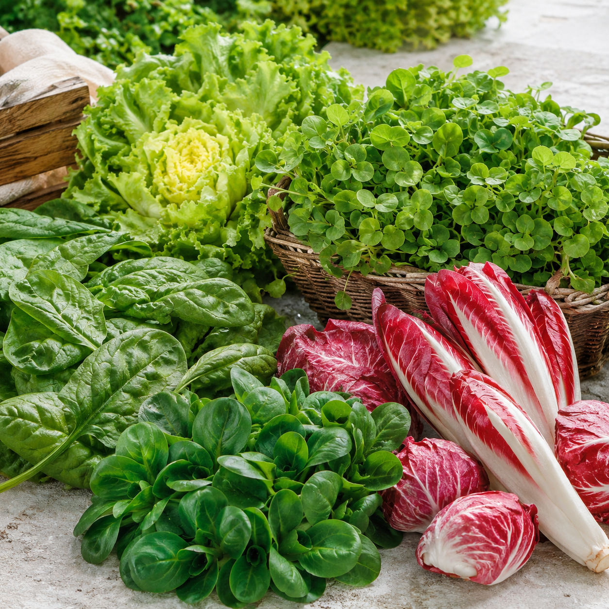 Fetzers Herbstsalat-Set als Samen-Sortiment
