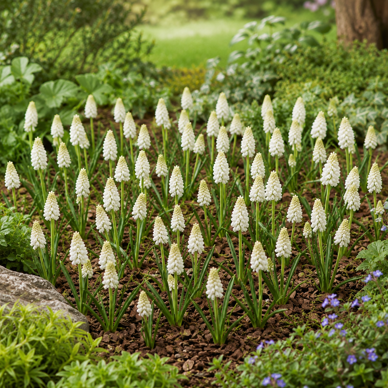 Muscari aucheri White Magic