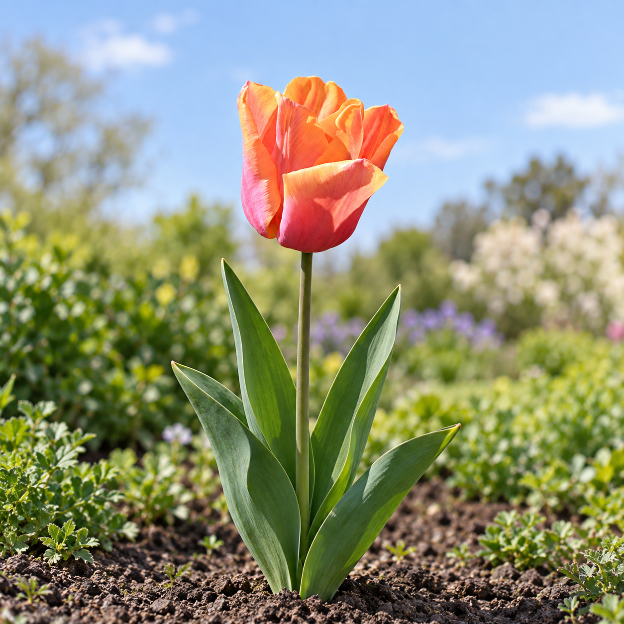 Triumph-Tulpen Astronaut Andre Kuipers