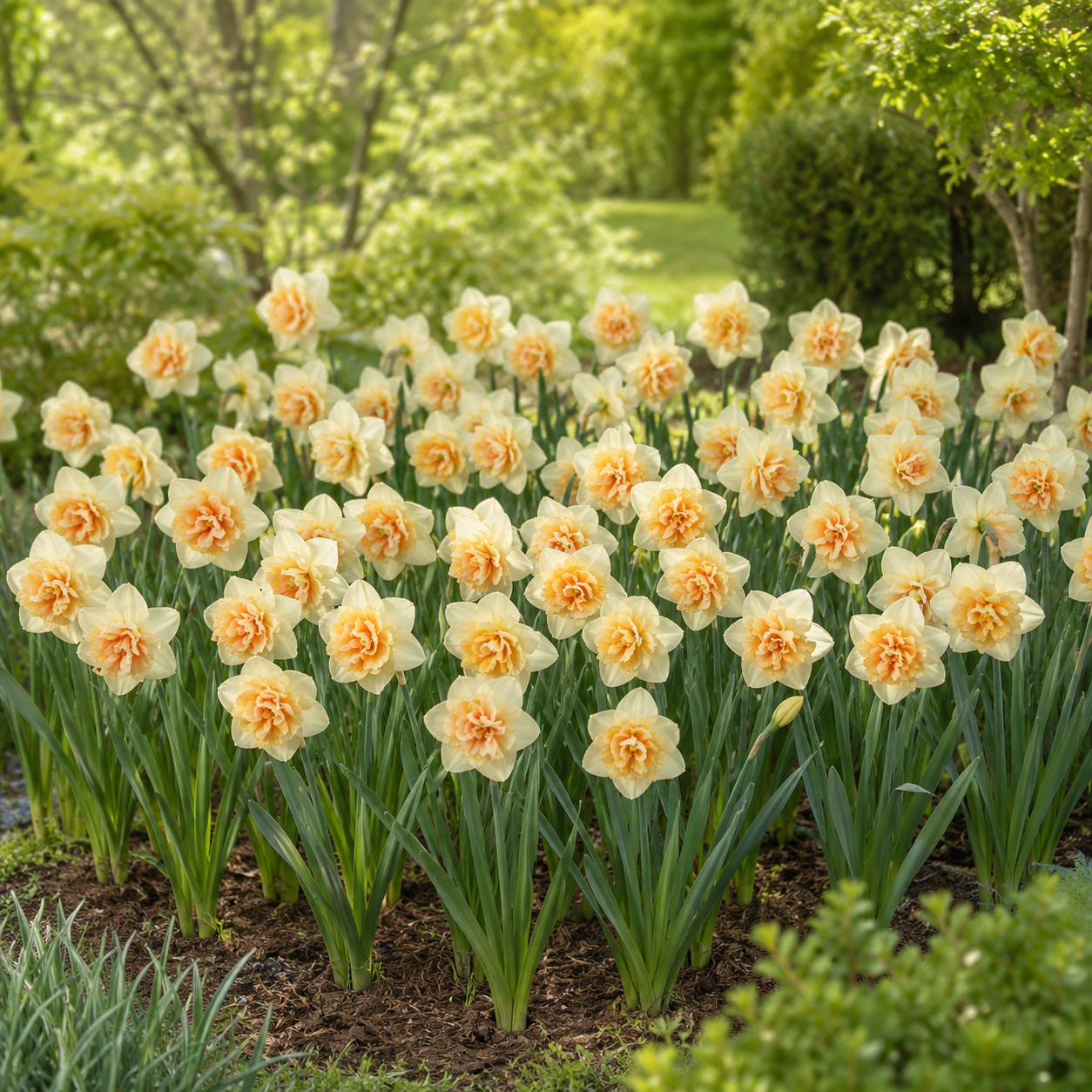 Gefüllte Narzissen Flower Drift