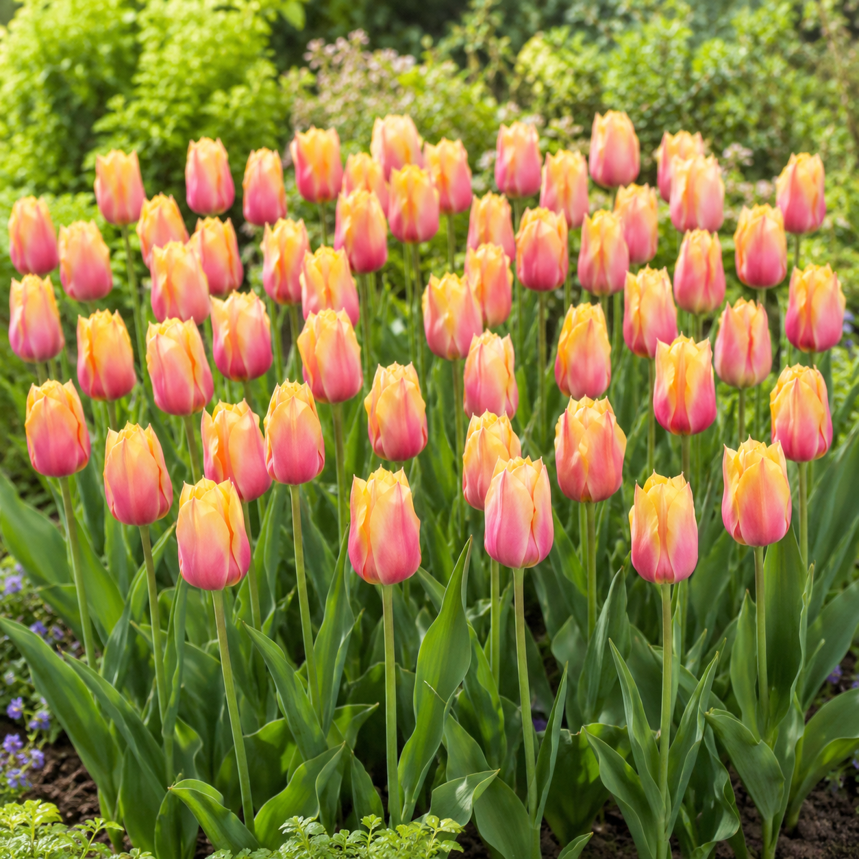 Einfache späte Tulpen Blushing Beauty