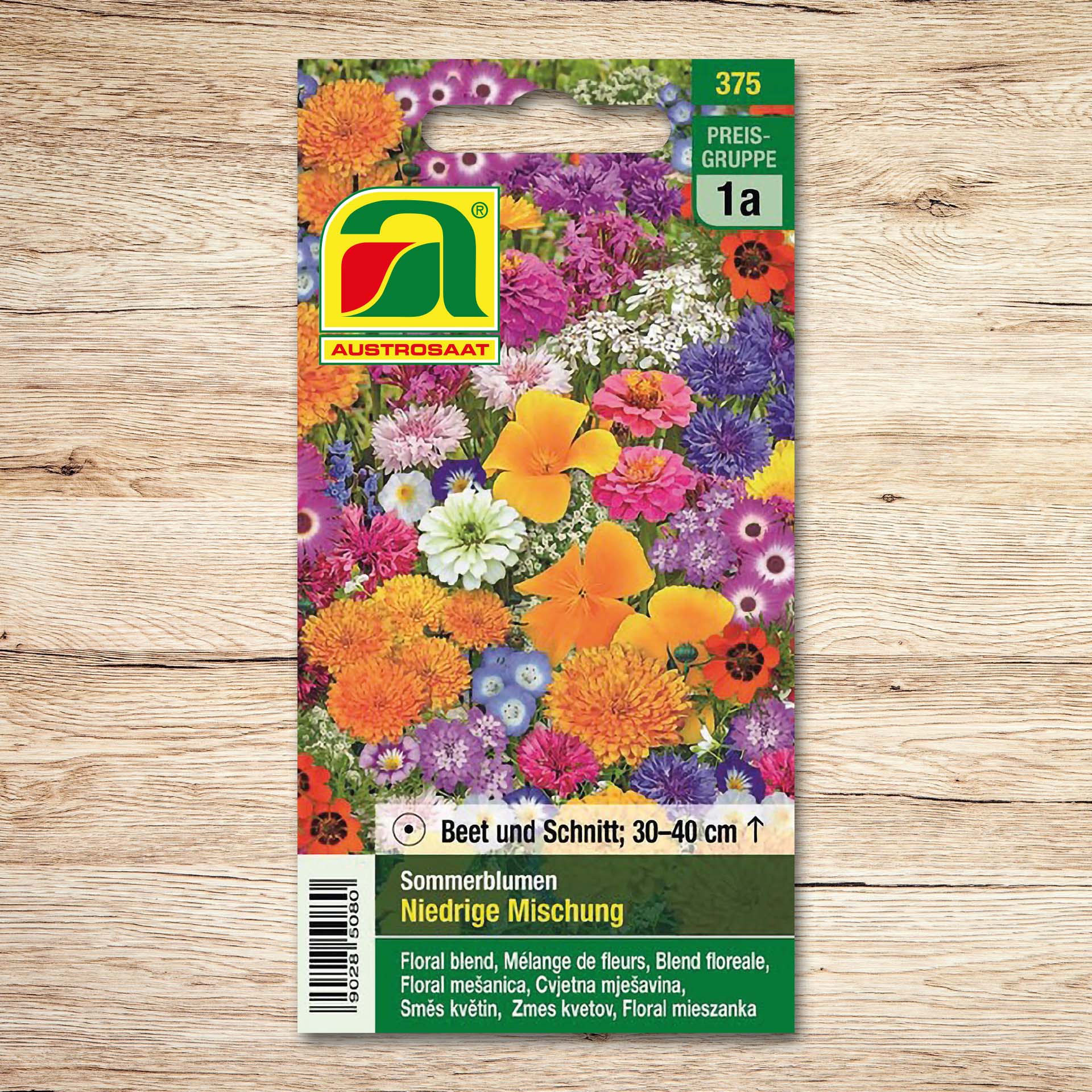 Blumenrasen Sommerblumen niedrige Mischung