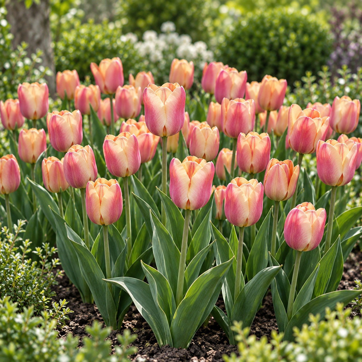 Triumph-Tulpen Apricot Foxx