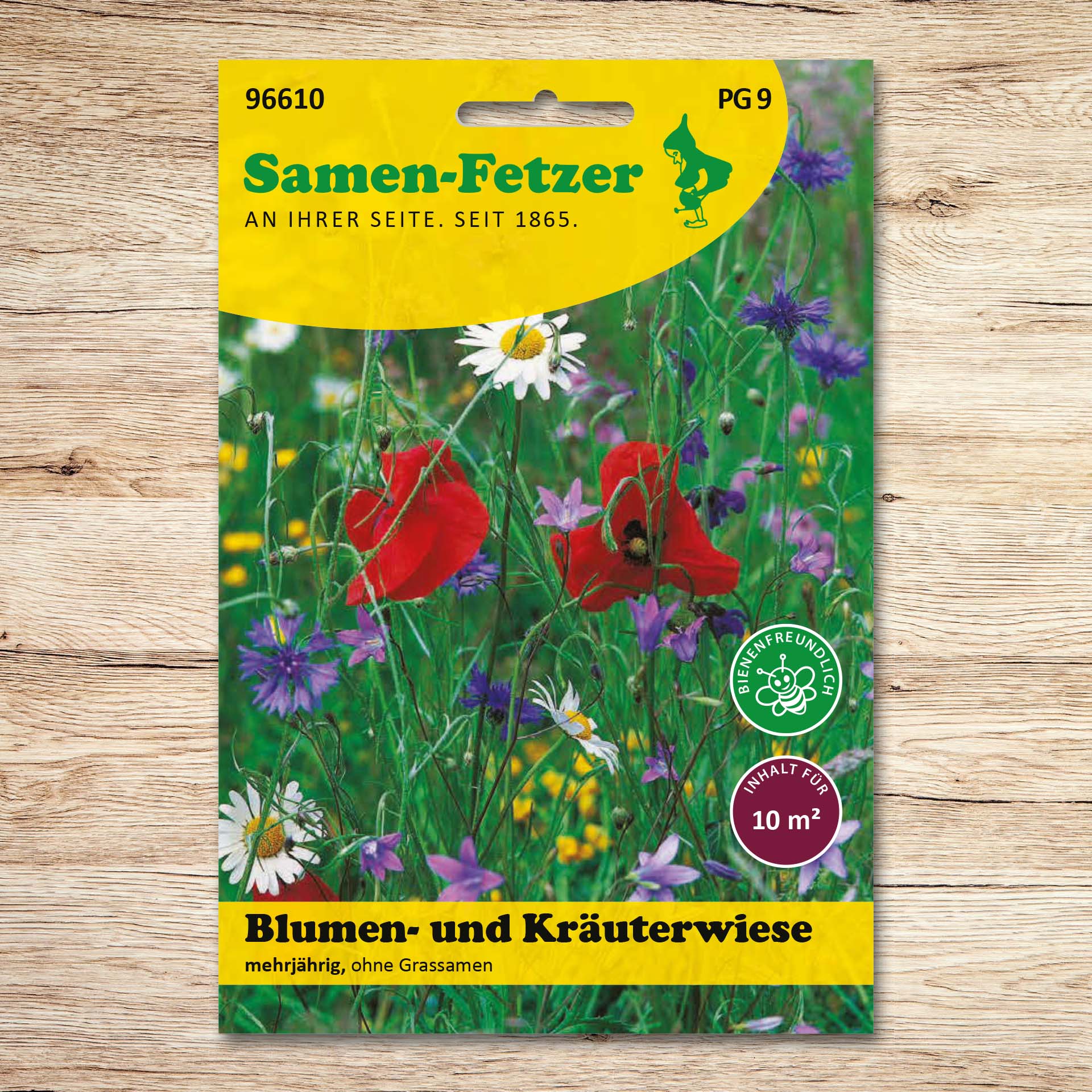 Blumen- und Kräuterwiese mehrjährig, ohne Grassamen