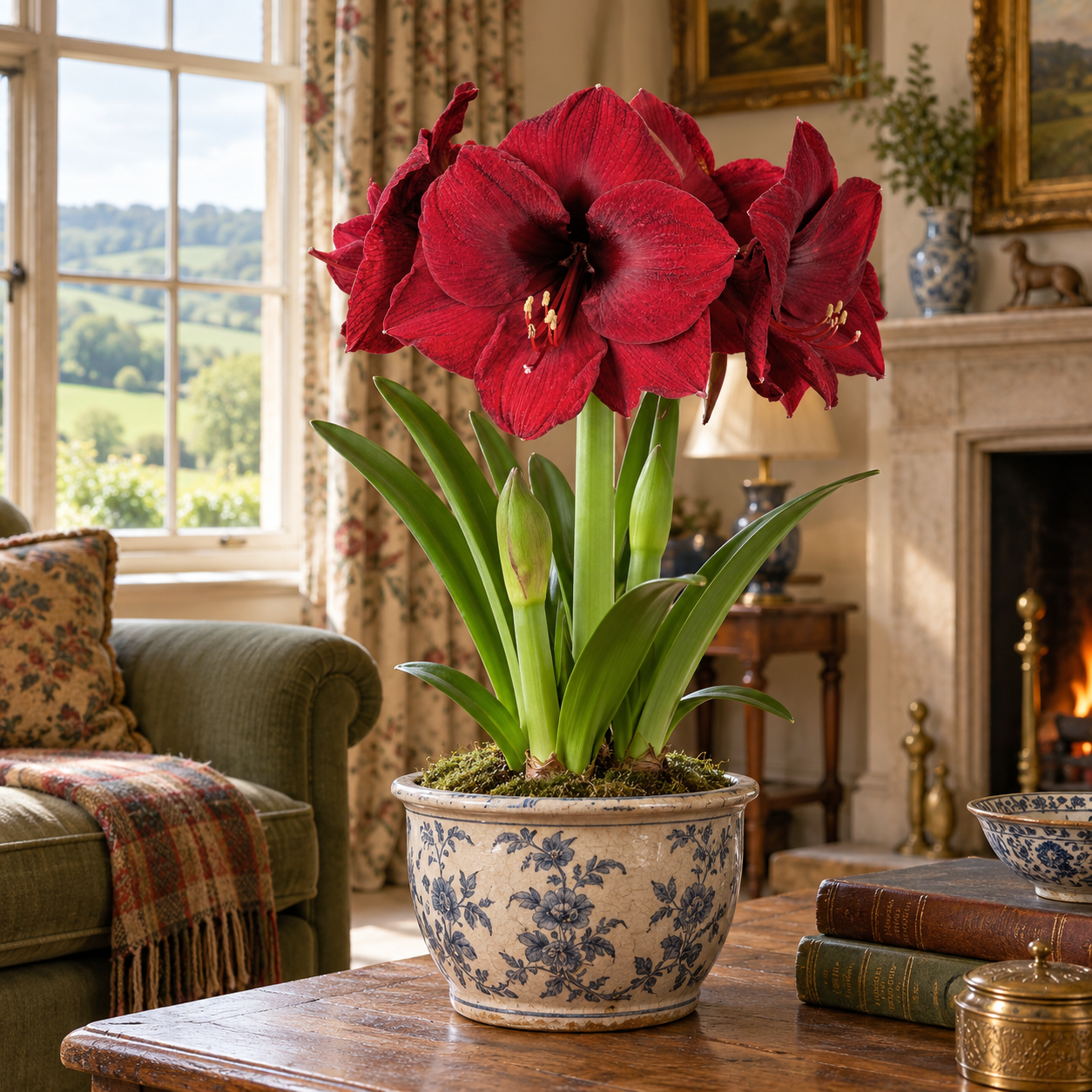 Amaryllis Galaxy, präpariert Andes Sunset