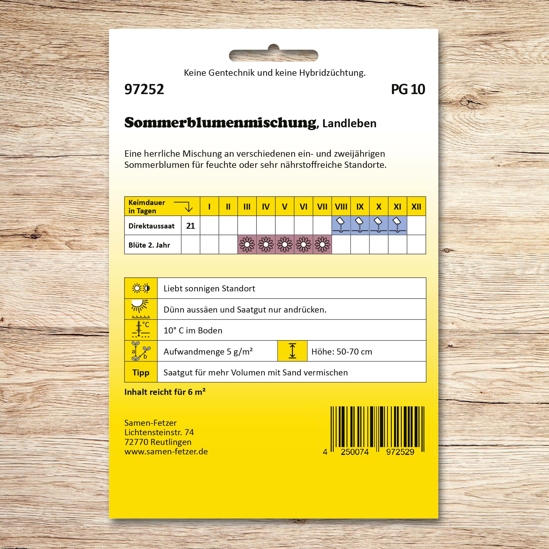 Sommerblumenmischung Landleben