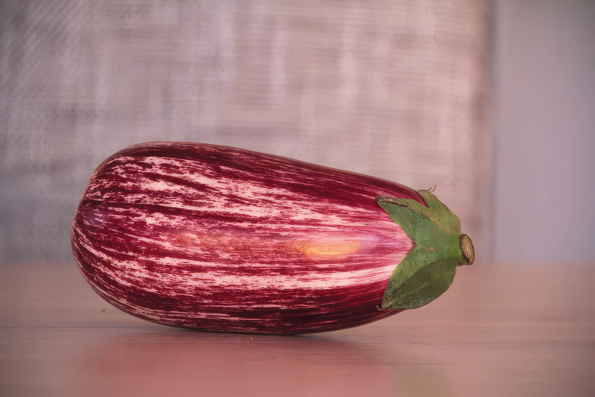 Gestreifte Aubergine Tsakoniki