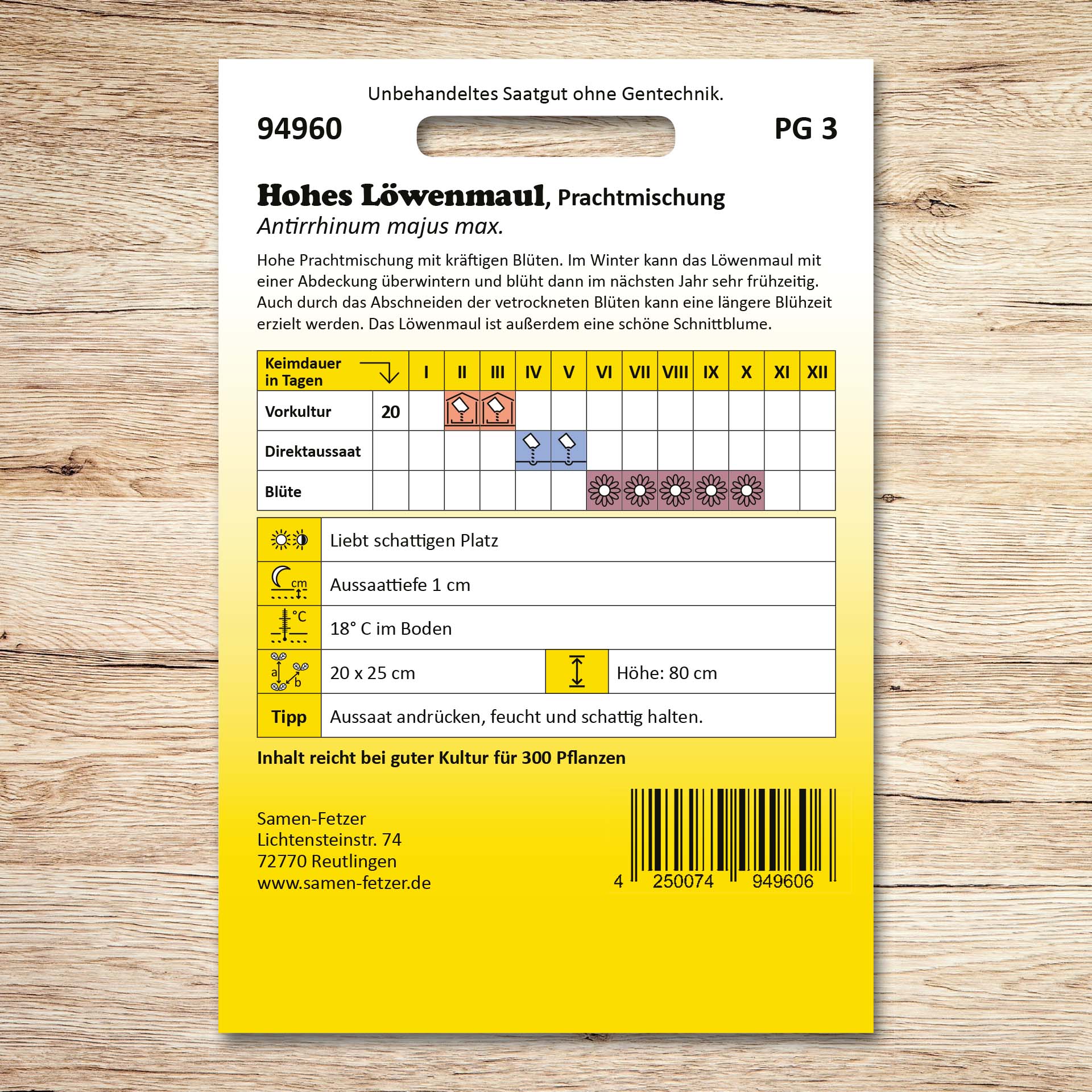 Hohes Löwenmaul  Prachtmischung