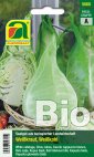 Saatgutpackung für Bio-Spitzkohl mit fotografischer Abbildung eines hellgrünen Spitzkohlkopfs und grüner Verpackung