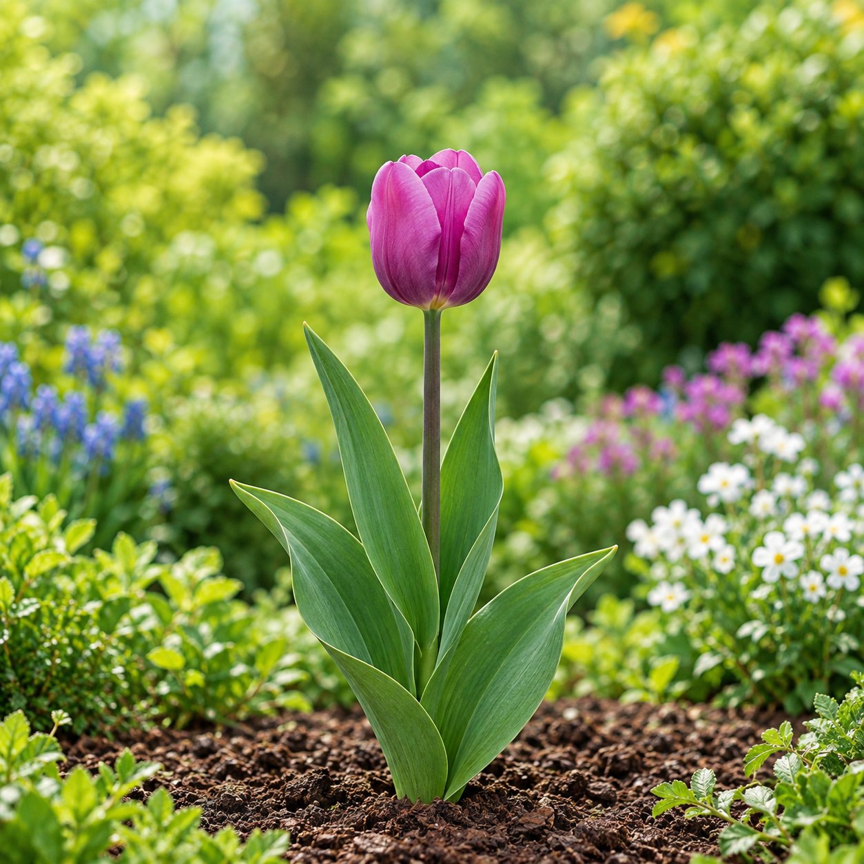 Triumph-Tulpen Purple Flag