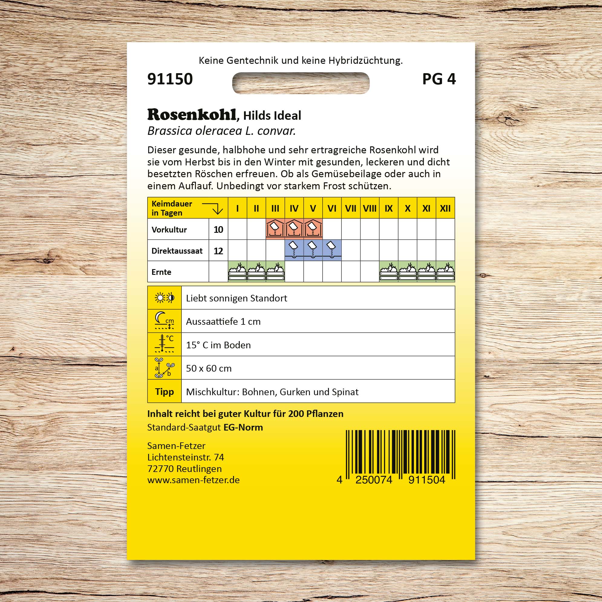 Rosenkohl Hilds Ideal