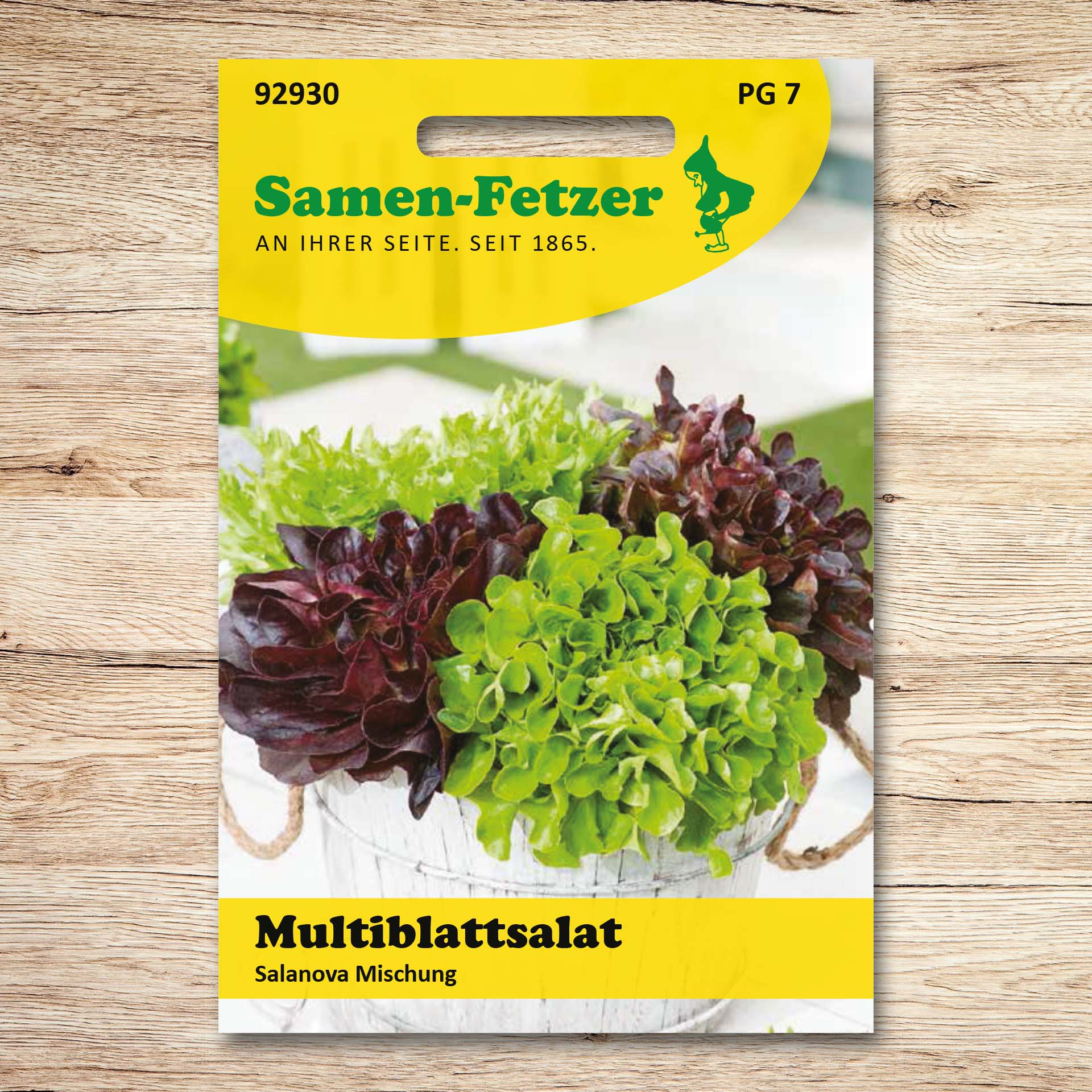 Saatgut aus dem Samen-Sortiment Fetzers Hochbeet Sommer Set: Salanova Multiblattsalat Mischung mit grünem und rotem Blattsalat für frische Sommerernte im Hochbeet