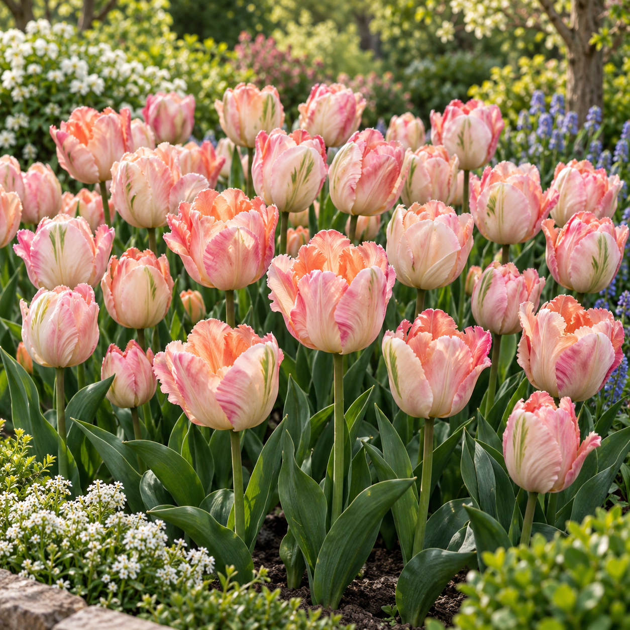 Papagei-Tulpen Apricot Parrot