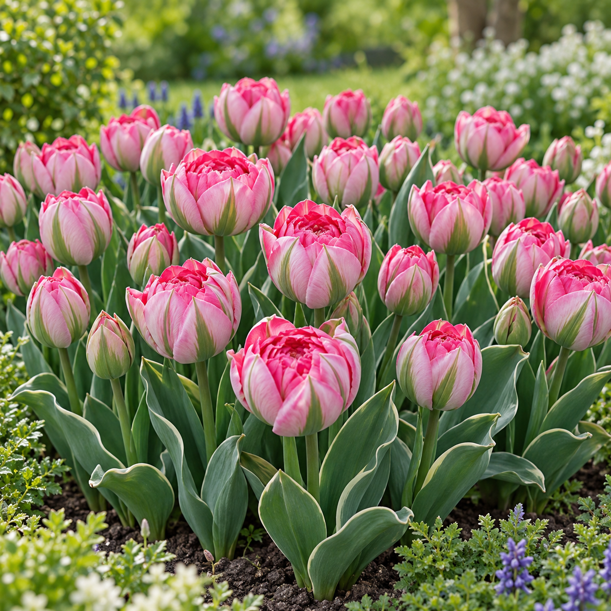 Gefüllte frühe Tulpen Flash Point