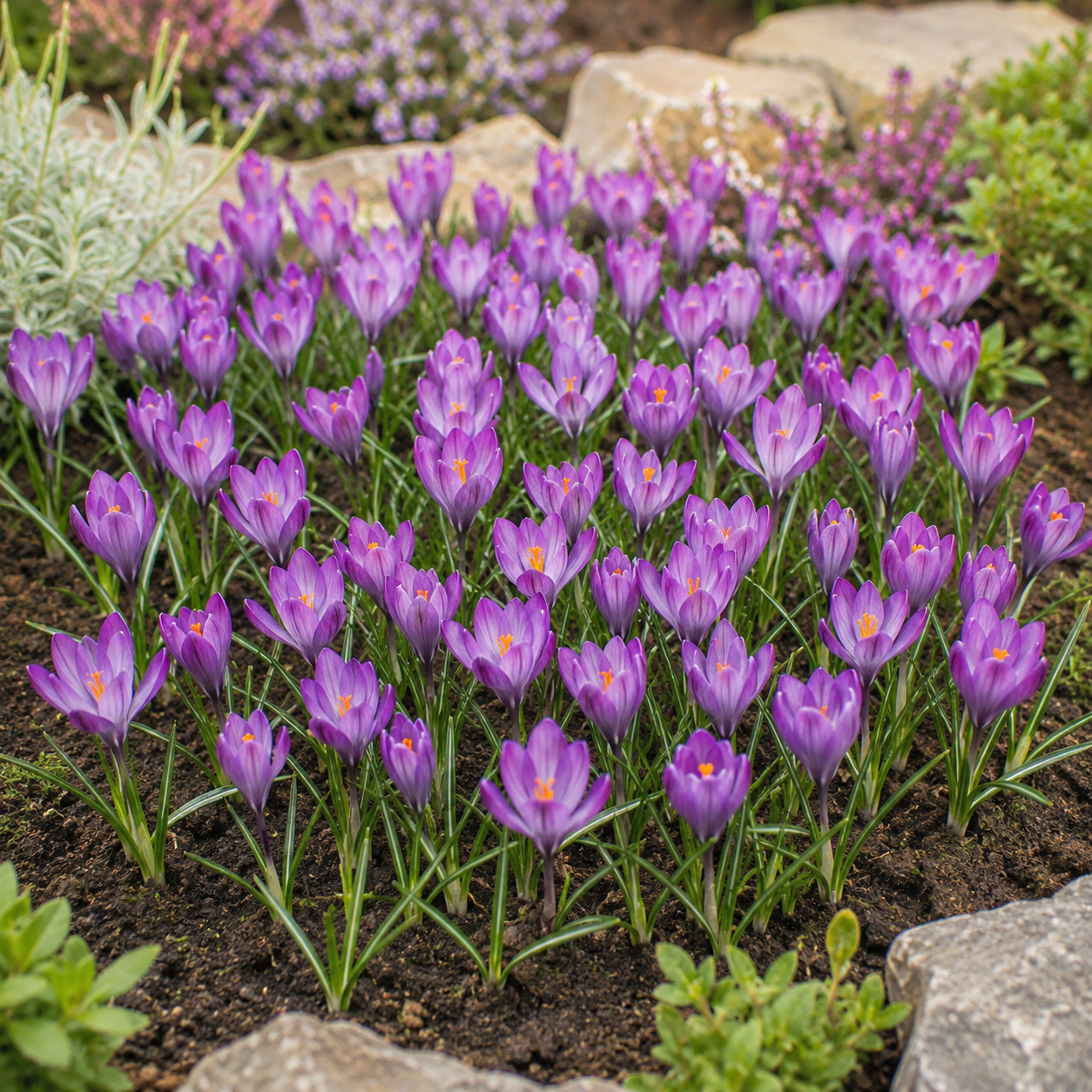 Crocus tommasinianus Ruby Giant